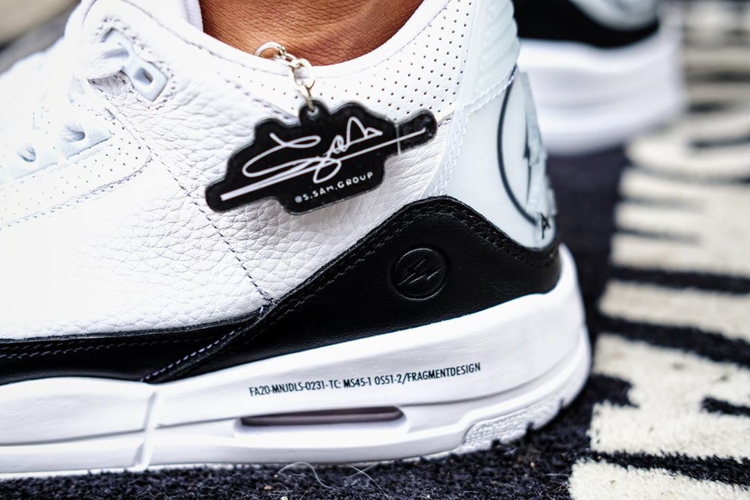 9/17 発売！フラグメント × ナイキ エア ジョーダン 3 “ホワイト/ブラック” (FRAGMENT x NIKE AIR JORDAN 3 “White/Black”) [DA3595-100]