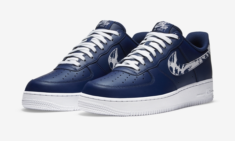 ナイキ エア フォース 1 ロー “ネイビー/アニマルスウッシュ” (NIKE AIR FORCE 1 LOW “Navy/Animal Swoosh”) [CZ7873-400]