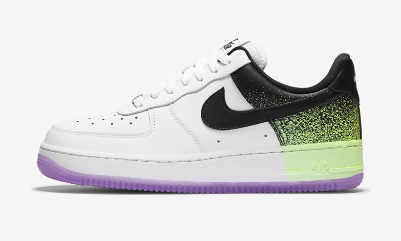 ナイキ エア フォース 1 ロー “ホワイト/パープル/ボルト” (NIKE AIR FORCE 1 LOW “White/Purple/Volt”) [CZ8097-100]