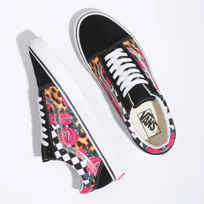 VANS “ROSE/ANIMAL CHECK” OLD SKOOL (バンズ “ローズ/アニマルチェック” オールドスクール)