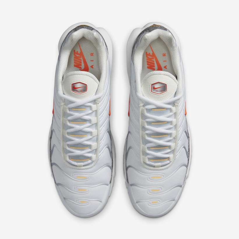 ナイキ エア マックス プラス “ホワイト/グレー/オレンジ” (NIKE AIR MAX PLUS “White/Grey/Orange”) [DA1500-100]