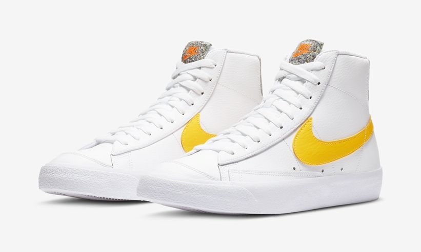 ナイキ ブレーザー ミッド 77 ビンテージ “ホワイト/イエロー” (NIKE BLAZER MID 77 VINTAGE “White/Yellow”) [DA4677-100]