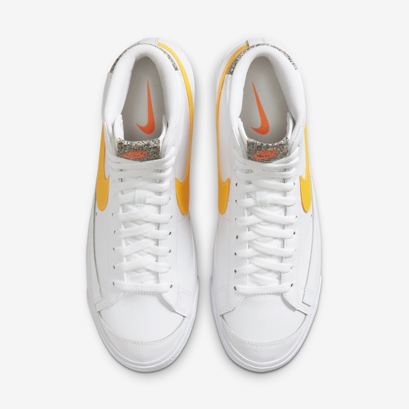 ナイキ ブレーザー ミッド 77 ビンテージ “ホワイト/イエロー” (NIKE BLAZER MID 77 VINTAGE “White/Yellow”) [DA4677-100]