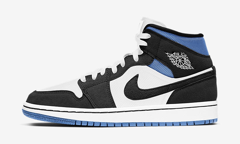 NIKE エアジョーダン1 MID BLACK/BLUE