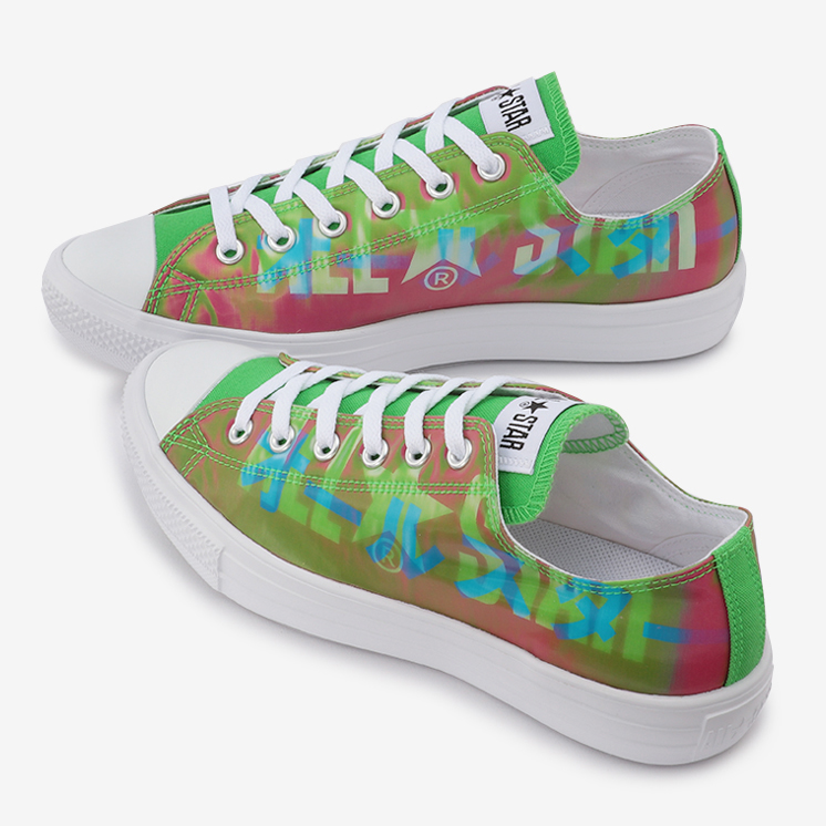 見る角度によって文字が変わる CONVERSE ALL STAR LIGHT LENTICULAR BIGLOGO OXが7/17発売 (コンバース オールスター ライト レンチキュラー ビッグロゴ OX)