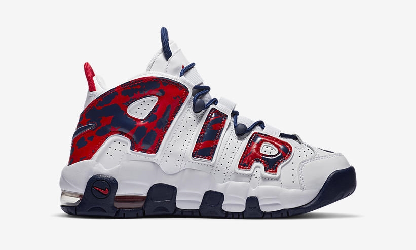 ナイキ GS エア モア アップテンポ “レッド/ブルー/カモ” (NIKE GS AIR MORE UPTEMPO “Red/Blue/Camo”) [CZ7885-100]