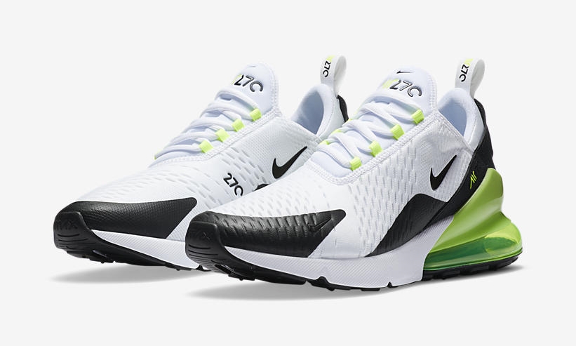 ナイキ エア マックス 270 "ホワイト/ブラック/ボルト" (NIKE AIR MAX 270 "White/Black/Volt") [DC0957-100]