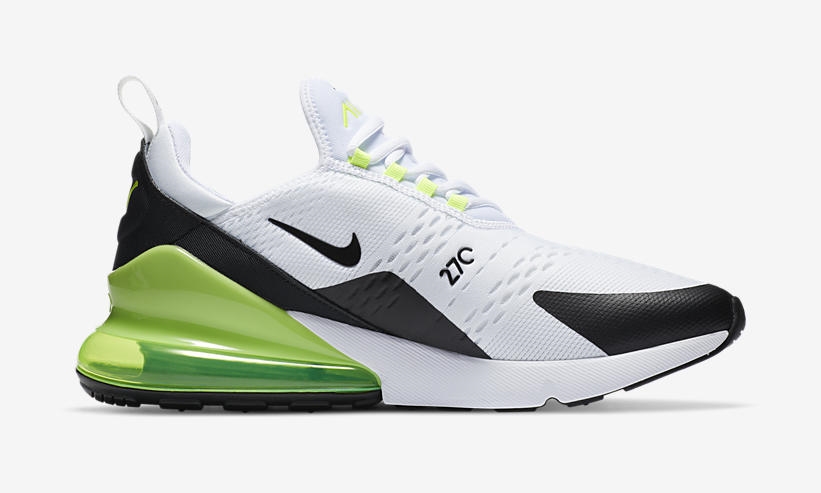 ナイキ エア マックス 270 “ホワイト/ブラック/ボルト” (NIKE AIR MAX 270 “White/Black/Volt”) [DC0957-100]