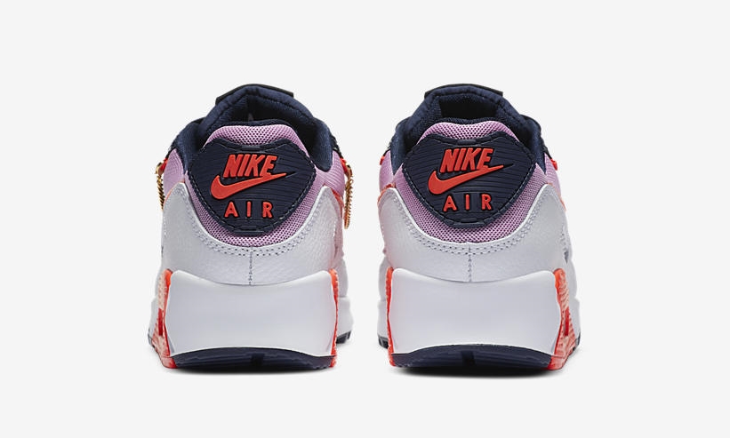 ナイキ ウィメンズ エア マックス 90 “キューバン リンク” ホワイト/ネイビー/ピンク (NIKE WMNS AIR MAX 90 “Cuban Link” White/Navy/Pink) [CZ8099-100]