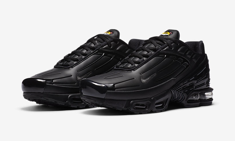 ナイキ エア マックス プラス 3 レザー “トリプルブラック” (NIKE AIR MAX PLUS 3 LEATHER “Triple Black”) [CK6716-001]