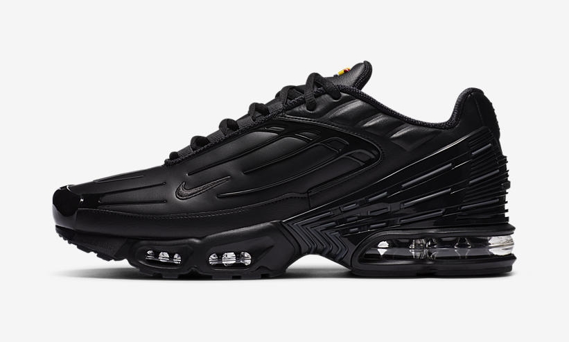 ナイキ エア マックス プラス 3 レザー “トリプルブラック” (NIKE AIR MAX PLUS 3 LEATHER “Triple Black”) [CK6716-001]