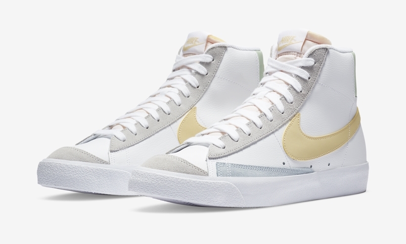 ナイキ ブレーザー ミッド 77 ビンテージ “ホワイト/レモン” (NIKE BLAZER MID 77 VINTAGE “White/Lemon”) [DC0959-100]