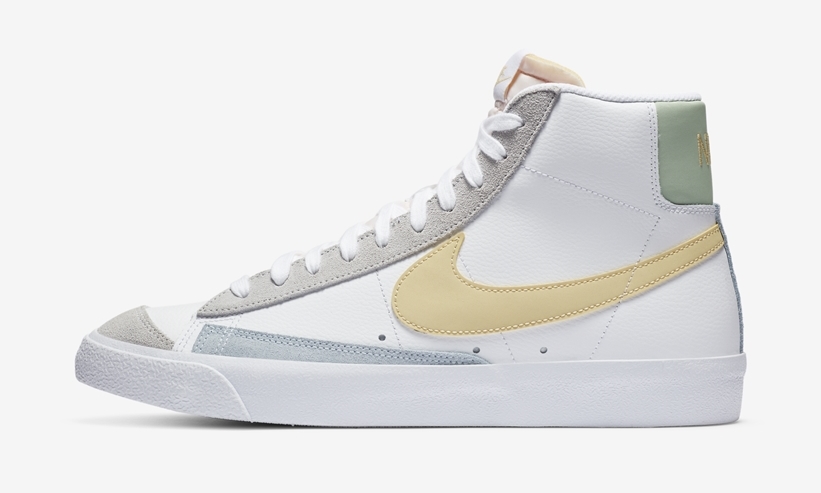 ナイキ ブレーザー ミッド 77 ビンテージ “ホワイト/レモン” (NIKE BLAZER MID 77 VINTAGE “White/Lemon”) [DC0959-100]