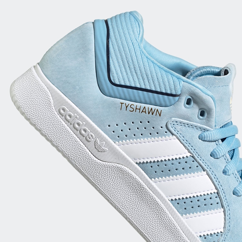 7/16発売！adidas Skateboarding TYSHAWN ”Clear Blue/White/Metallic Gold” (タイショーン・ジョーンズ アディダス スケートボーディング “クリアブルー/ホワイト/ゴールド”) [FV5851]