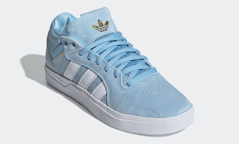 7/16発売！adidas Skateboarding TYSHAWN ”Clear Blue/White/Metallic Gold” (タイショーン・ジョーンズ アディダス スケートボーディング “クリアブルー/ホワイト/ゴールド”) [FV5851]