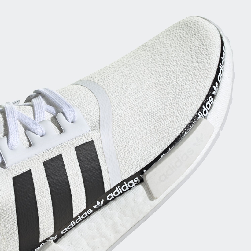 7/16発売！ロゴをちょっと効かせた adidas Originals NMD_R1 “White/Black” (アディダス オリジナルス エヌ エム ディー “ホワイト/ブラック”) [FV8727,8729]