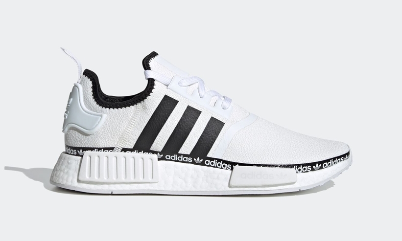 7/16発売！ロゴをちょっと効かせた adidas Originals NMD_R1 “White/Black” (アディダス オリジナルス エヌ エム ディー “ホワイト/ブラック”) [FV8727,8729]