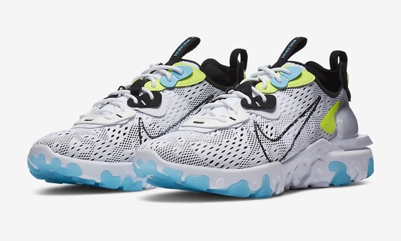 ナイキ リアクト ビジョン "ワールドワイド" ホワイト/ボルト/ブルーフューリー (NIKE REACT VISION "World Wide" White/Volt/Blue Fury) [CT2927-100]