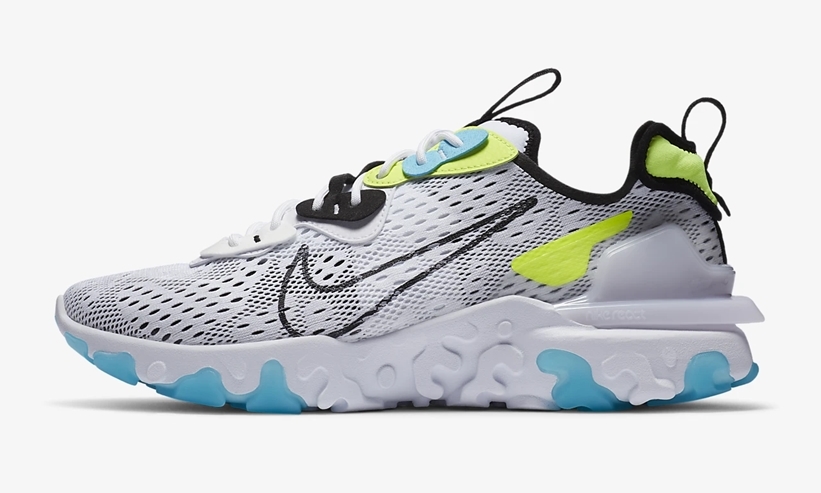 ナイキ リアクト ビジョン “ワールドワイド” ホワイト/ボルト/ブルーフューリー (NIKE REACT VISION “World Wide” White/Volt/Blue Fury) [CT2927-100]