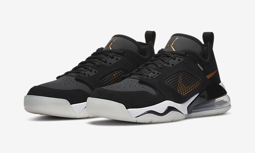 ナイキ ジョーダン マーズ 270 ロー “ブラック/メタリックゴールド” (NIKE JORDAN MARS 270 “Black/Metallic Gold”) [CK1196-017]