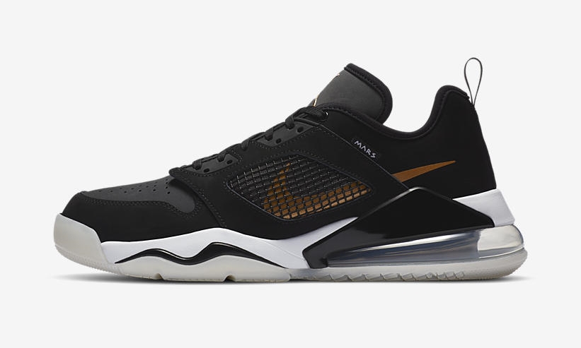 ナイキ ジョーダン マーズ 270 ロー “ブラック/メタリックゴールド” (NIKE JORDAN MARS 270 “Black/Metallic Gold”) [CK1196-017]