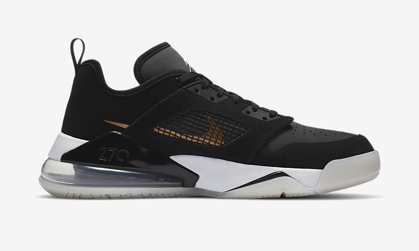 ナイキ ジョーダン マーズ 270 ロー “ブラック/メタリックゴールド” (NIKE JORDAN MARS 270 “Black/Metallic Gold”) [CK1196-017]