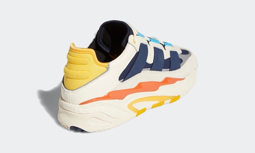 7/16発売！adidas Originals NITEBALL “Cream White/Signal Cyan” (アディダス オリジナルス ナイトボール “クリームホワイト/シグナルシアン”) [FV4842]