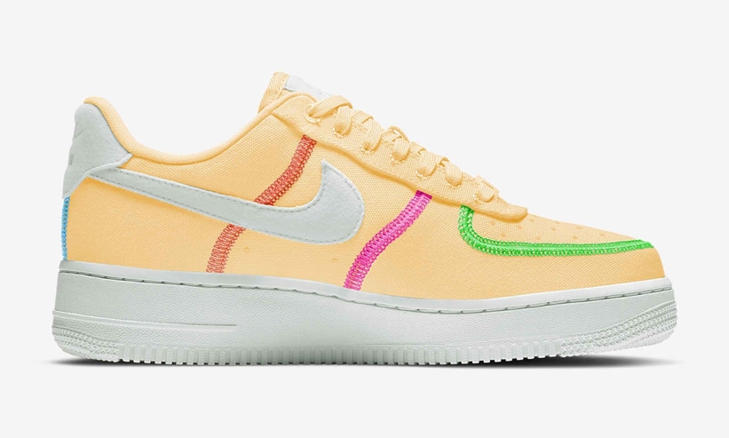 ナイキ ウィメンズ エア フォース 1 07 ロー LX “メロンティント/ポイズングリーン” (NIKE WMNS AIR FORCE 1 07 LOW LX “Melon Tint/Poison Green/”) [CK6572-800]