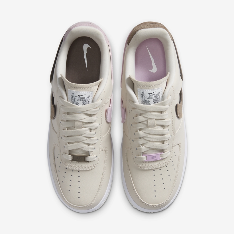 ナイキ エア フォース 1 ロー LXX “ライトオレウッドブラウン/ライトアークティックピンク” (NIKE AIR FORCE 1 LOW LXX “Light Orewood Brown/Light Arctic Pink”) [DC1425-100]