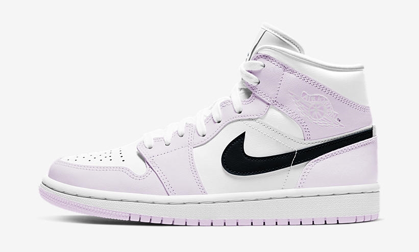 ナイキ ウィメンズ エア ジョーダン 1 ミッド “ピンク/ホワイト” (NIKE WMNS AIR JORDAN 1 MID “Pink/White”) [BQ6472-500]