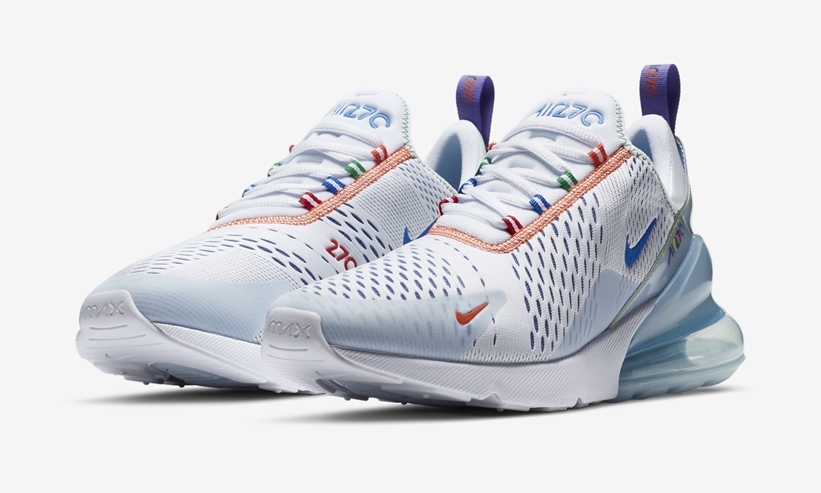 ナイキ エア マックス 270 “ホワイト/ブルー/マルチ” (NIKE AIR MAX 270 “White/Blue/Multi”) [CZ7947-100]