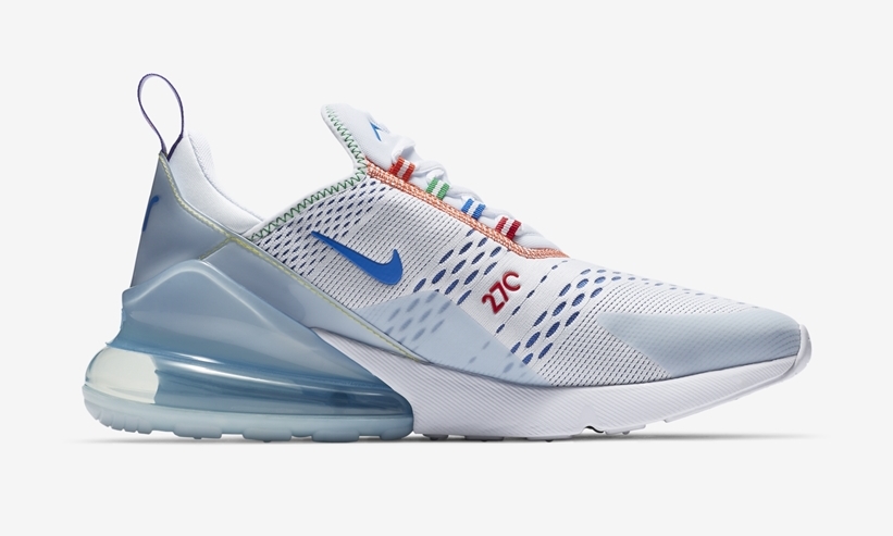 ナイキ エア マックス 270 “ホワイト/ブルー/マルチ” (NIKE AIR MAX 270 “White/Blue/Multi”) [CZ7947-100]