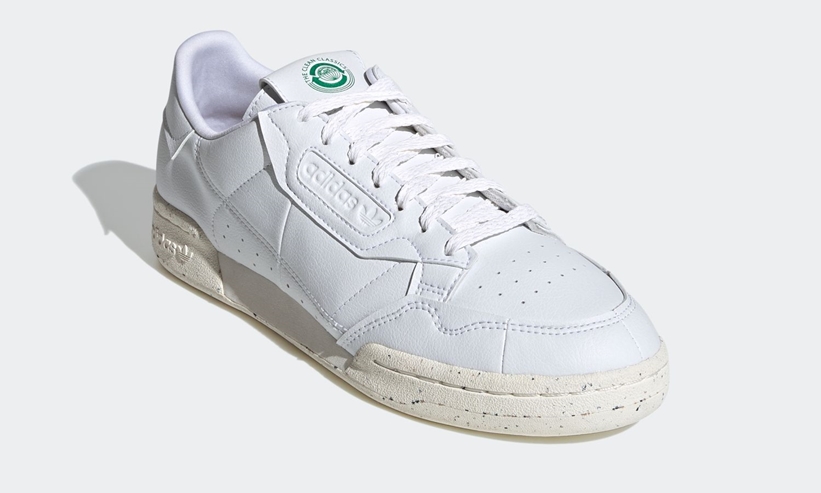 8/3発売！リサイクル素材を使ったヴィーガンモデル アディダス オリジナルス コンチネンタル 80 “ホワイト/グリーン” (adidas Originals CONTINENTAL 80 “White/Green”) [FV8468]