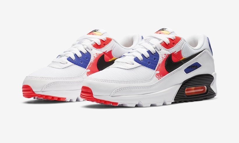 ナイキ エア マックス 90 “ホワイト/ブルー/レッド/イエロー” (NIKE AIR MAX 90 “White/Blue/Red/Yellow”) [CZ7937-100]