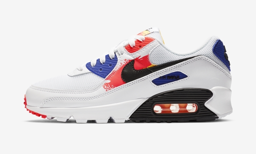 ナイキ エア マックス 90 “ホワイト/ブルー/レッド/イエロー” (NIKE AIR MAX 90 “White/Blue/Red/Yellow”) [CZ7937-100]