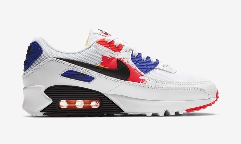 ナイキ エア マックス 90 “ホワイト/ブルー/レッド/イエロー” (NIKE AIR MAX 90 “White/Blue/Red/Yellow”) [CZ7937-100]