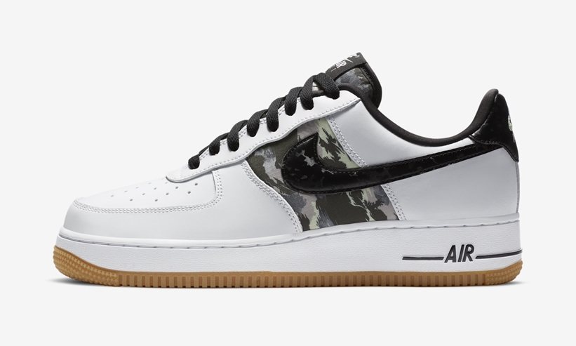 ナイキ エア フォース 1 ロー “ホワイト/ブラック/カモ/ガム” (NIKE AIR FORCE 1 LOW “White/Black/Camo/Gum”) [CZ7891-100]