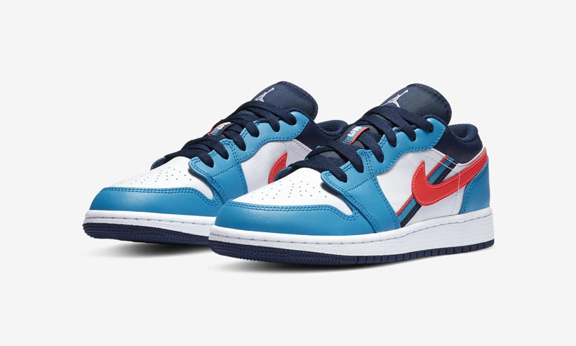 ナイキ エア ジョーダン 1 ロー “ホワイト/ブルー/レッド” (NIKE WMNS AIR JORDAN 1 LOW “White/Blue/Red”) [CV4892-100]