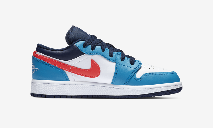 ナイキ エア ジョーダン 1 ロー “ホワイト/ブルー/レッド” (NIKE AIR JORDAN 1 LOW “White/Blue/Red”) [CV4892-100]