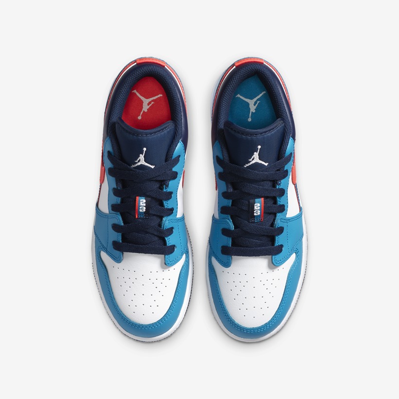 ナイキ エア ジョーダン 1 ロー “ホワイト/ブルー/レッド” (NIKE AIR JORDAN 1 LOW “White/Blue/Red”) [CV4892-100]