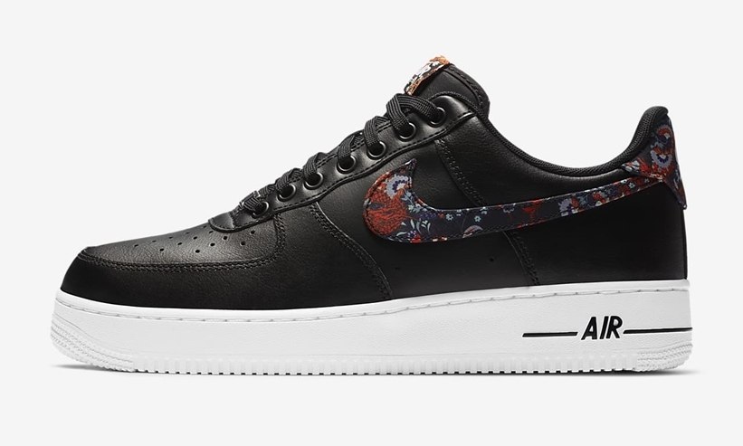 ナイキ エア フォース 1 ロー フローラル "ブラック/ホワイト/ゲームロイヤル/マルチ" (NIKE AIR FORCE 1 LOW Floral "Black/White/Game Royal/Multi") [CZ7933-001]