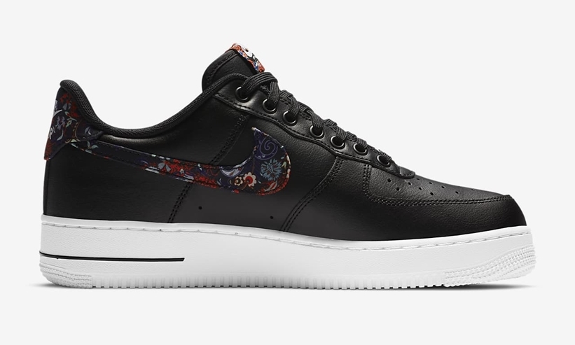 ナイキ エア フォース 1 ロー フローラル “ブラック/ホワイト/ゲームロイヤル/マルチ” (NIKE AIR FORCE 1 LOW Floral “Black/White/Game Royal/Multi”) [CZ7933-001]