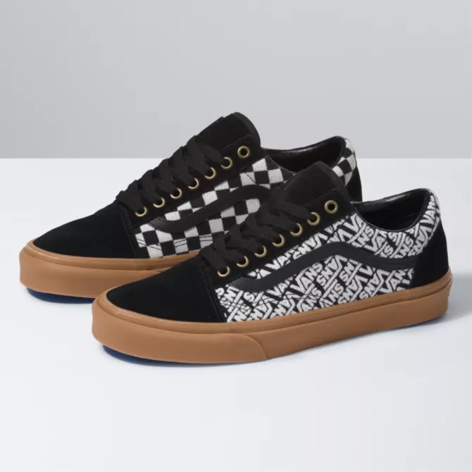 VANS "JACQUARD" OLD SKOOL BLACK/TURTLEDOVE (バンズ "ジャカード" オールドスクール)