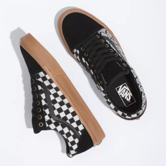 VANS “JACQUARD” OLD SKOOL BLACK/TURTLEDOVE (バンズ “ジャカード” オールドスクール)