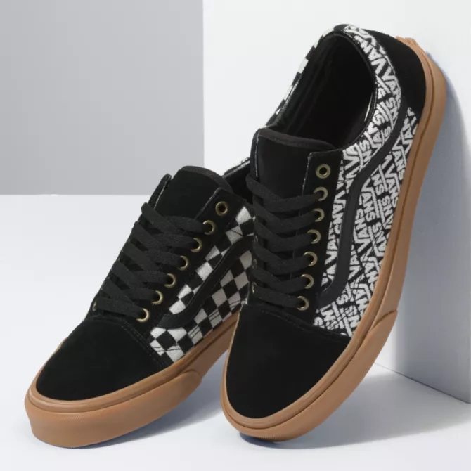 VANS “JACQUARD” OLD SKOOL BLACK/TURTLEDOVE (バンズ “ジャカード” オールドスクール)