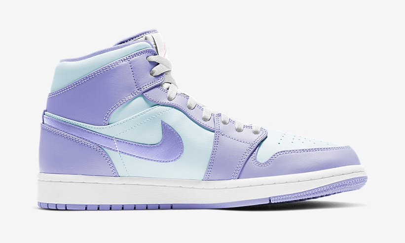 【国内 5/17 発売】ナイキ エア ジョーダン 1 ミッド “パープル/ブルー” (NIKE AIR JORDAN 1 MID “Purple/Blue”) [554724-500/554725-500]