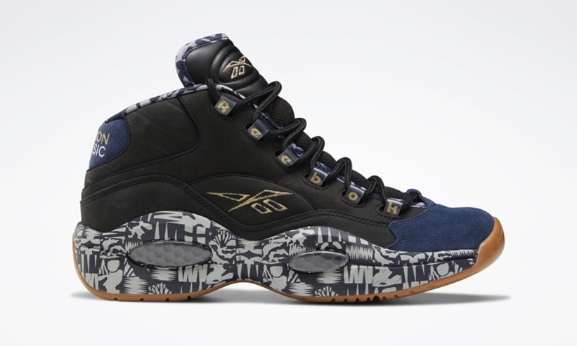 REEBOK QUESTION MID “Black/Collegiate Navy” (リーボック クエスチョン ミッド “ブラック/カレッジネイビー”) [FX4991]