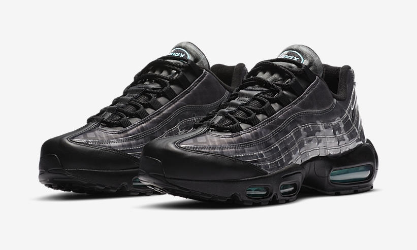 nike air max 95 black aurora green