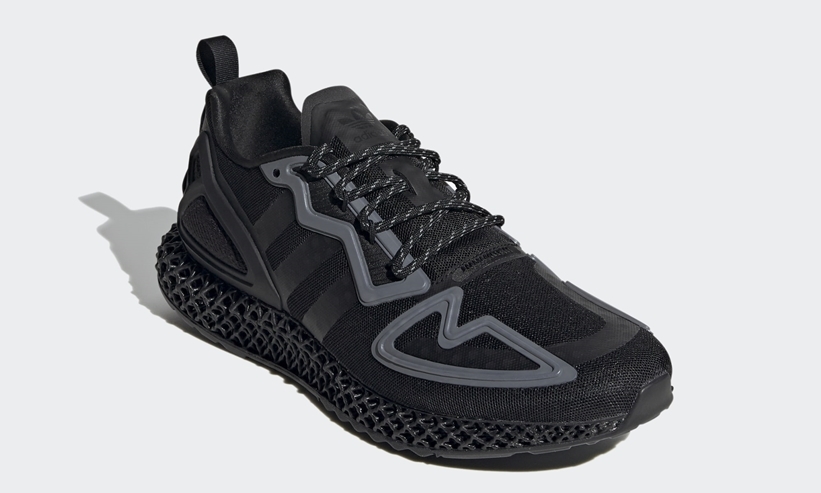 8/7 発売！adidas Originals ZX 2K BOOST 4D “Triple Black” (アディダス ゼットエックス 2K ブースト 4D “トリプルブラック”) [FZ3561]