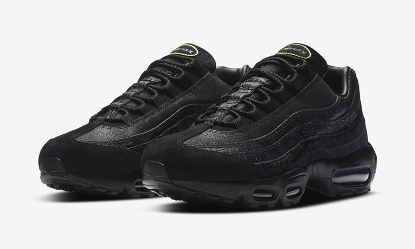 8/22発売！ナイキ エア マックス 95 エキゾチックプリント “ブラック/ボルト” (NIKE AIR MAX 95 EXOTIC PRINT “Black/Volt”) [CZ7911-001]